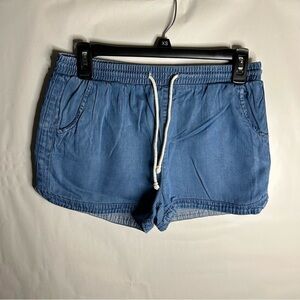 Girls jeans shorts size large 14/16